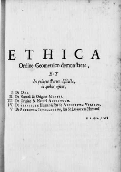 Spinoza Ethica
