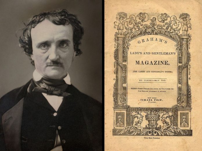 Öykü için Harry Clarke tarafından çizilmiş bir illüstrasyon, 1919